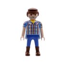 Playmobil Chico de azul con botas marrones ¡Mercadillo! | clickclack.es