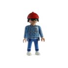 Playmobil Chico de azul con gorra roja ¡Mercadillo! | clickclack.es