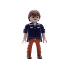 Playmobil Chico de azul y naranja con gafas ¡Mercadillo! | clickclack.es