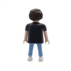 Playmobil Chico de negro y azul ¡Mercadillo! | clickclack.es