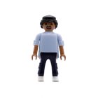 Playmobil Chico moreno de azul ¡Mercadillo! | clickclack.es