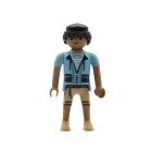 Playmobil Chico pantalón corto azul y marrón ¡Mercadillo! | clickclack.es