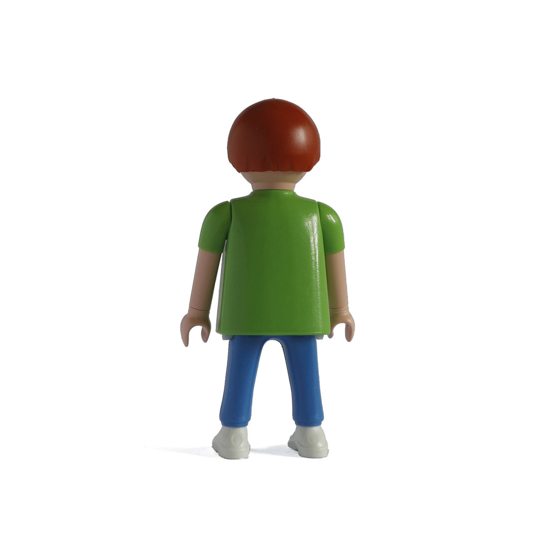Playmobil Chico pelirrojo con gafas de verde y azul ¡Mercadillo! | clickclack.es