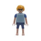 Playmobil Chico rubio de azul en pijama ¡Mercadillo! | clickclack.es