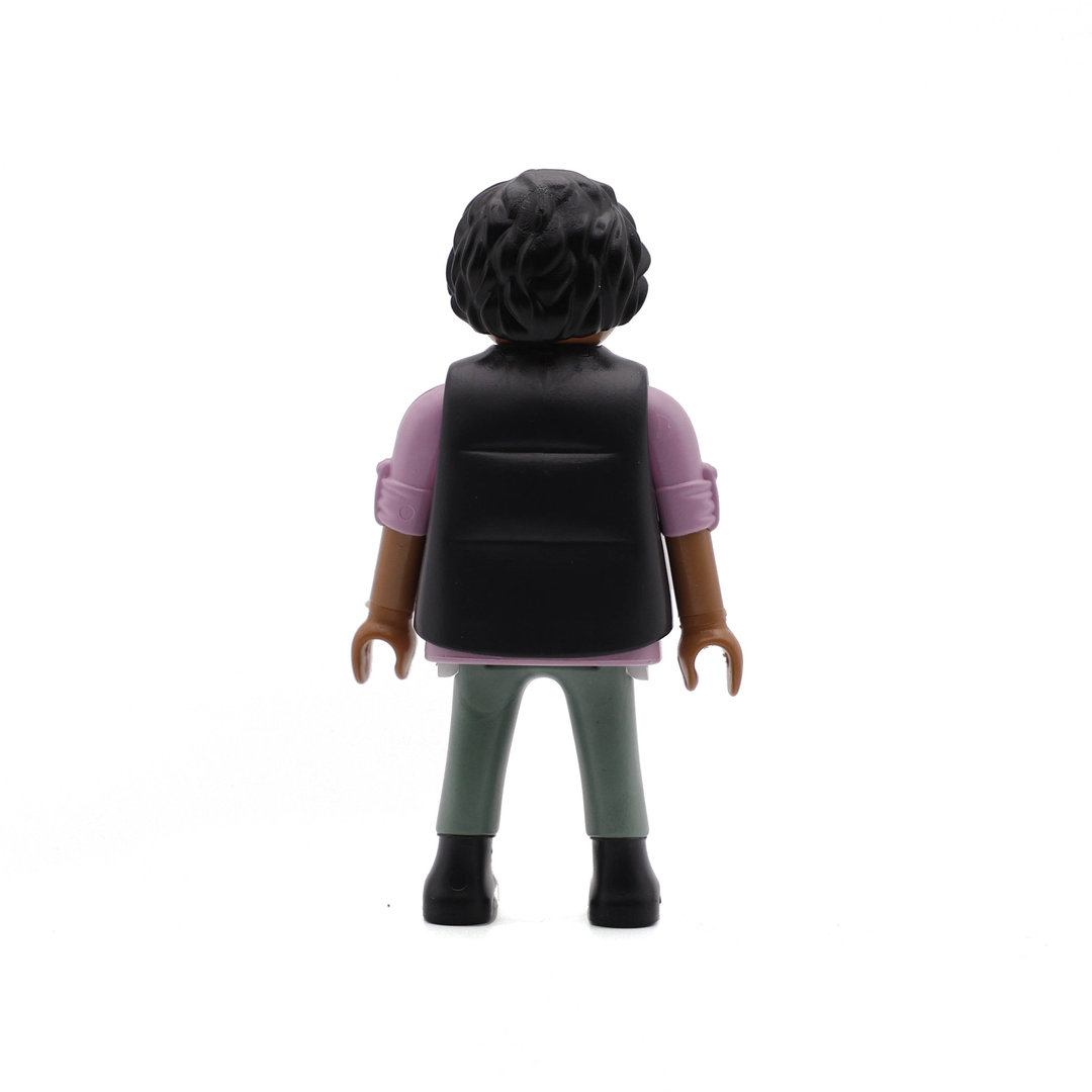 Playmobil Chico verde rosa con chaleco ¡Mercadillo! | clickclack.es