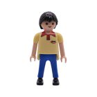 Playmobil Dependiente amarillo azul ¡Mercadillo! | clickclack.es