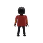 Playmobil Dependiente de rojo y negro ¡Mercadillo! | clickclack.es