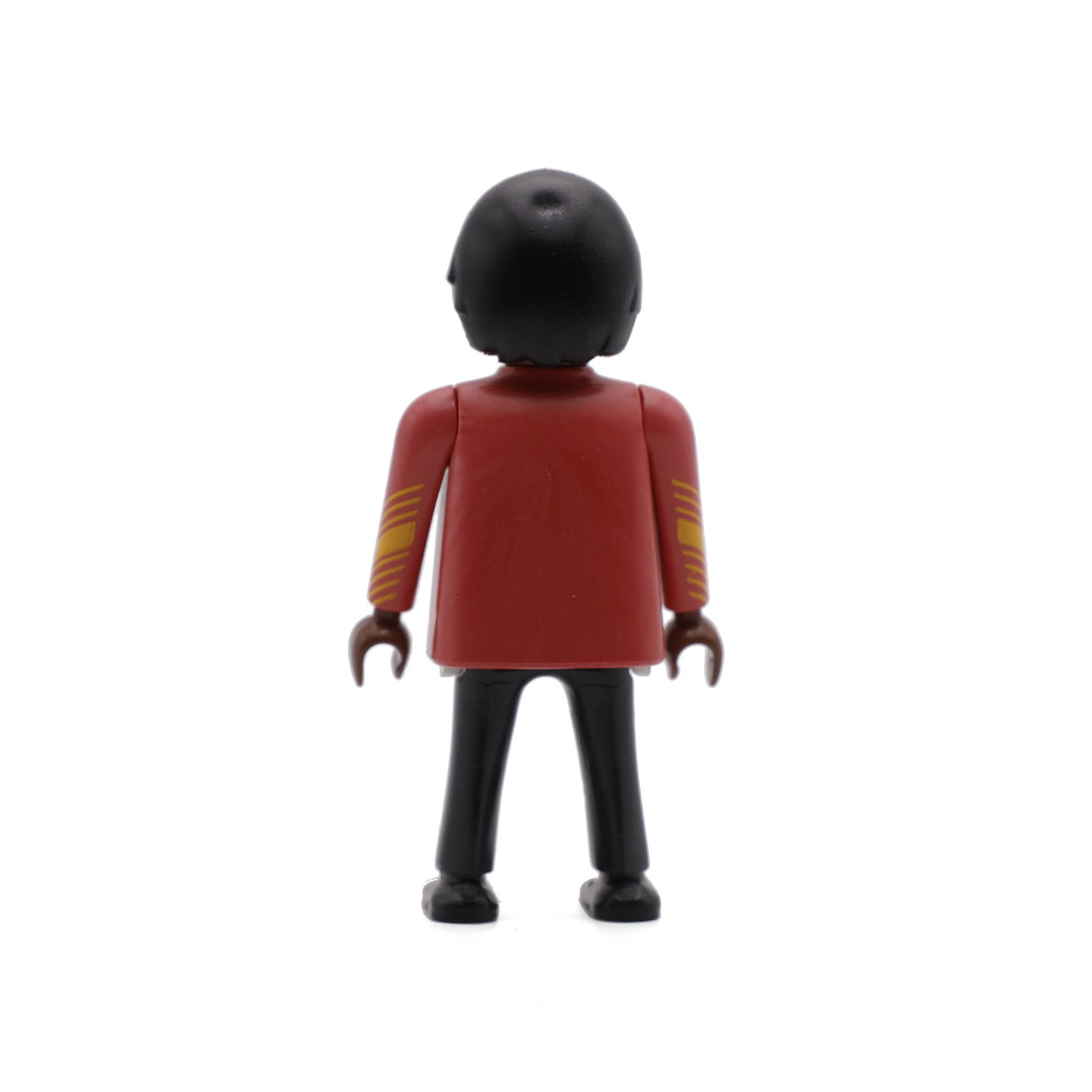 Playmobil Dependiente de rojo y negro ¡Mercadillo! | clickclack.es