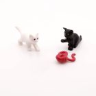 Playmobil Dos gatos y ovillo de lana ¡Despiece! | clickclack.es