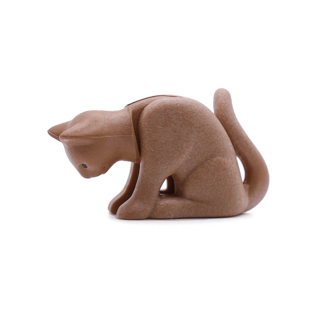 Playmobil Gato marron claro sentado ¡Mercadillo! | clickclack.es