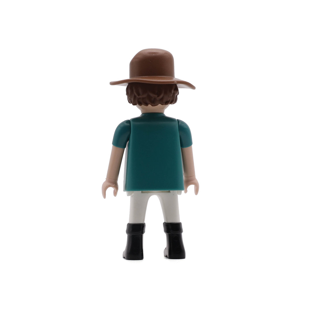 Playmobil Granjero gordo verde y blanco ¡Mercadillo! | clickclack.es