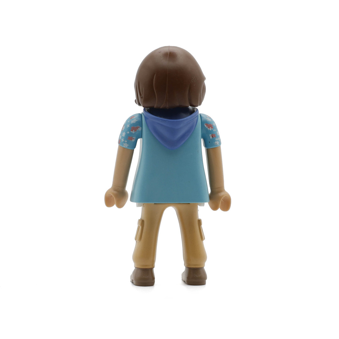 Playmobil Montañera de azul y marrón ¡Mercadillo! | clickclack.es