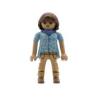 Playmobil Montañera de azul y marrón ¡Mercadillo! | clickclack.es