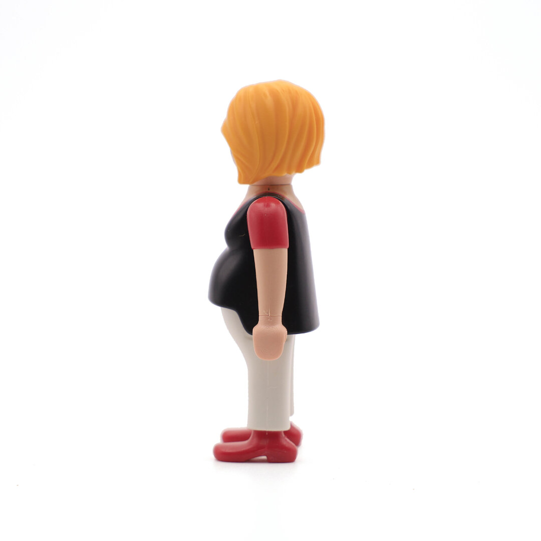 Playmobil Mujer embarazada blanco negro rojo ¡Mercadillo! | clickclack.es