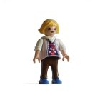 Playmobil Niña con sueter de perro y pantalón marrón ¡Mercadillo! | clickclack.es