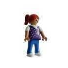 Playmobil Niña pelirroja de azul y lila ¡Mercadillo! | clickclack.es