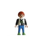 Playmobil Niño pelirojo con camiseta de cebra ¡Mercadillo! | clickclack.es