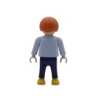 Playmobil Niño pelirrojo de azul ¡Mercadillo! | clickclack.es