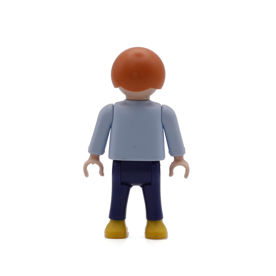 Playmobil Niño pelirrojo de azul ¡Mercadillo! | clickclack.es