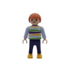 Playmobil Niño pelirrojo de azul ¡Mercadillo! | clickclack.es