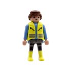 Playmobil Operario de azul y amarillo ¡Mercadillo! | clickclack.es