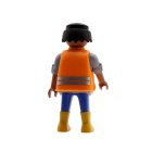 Playmobil Operario de azul y naranja ¡Mercadillo! | clickclack.es