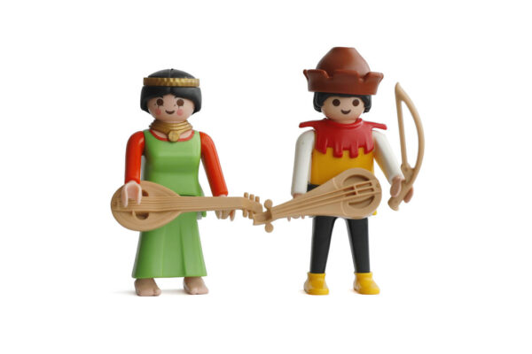 Playmobil pareja de Trovadores ¡Mercadillo! | clickclack.es