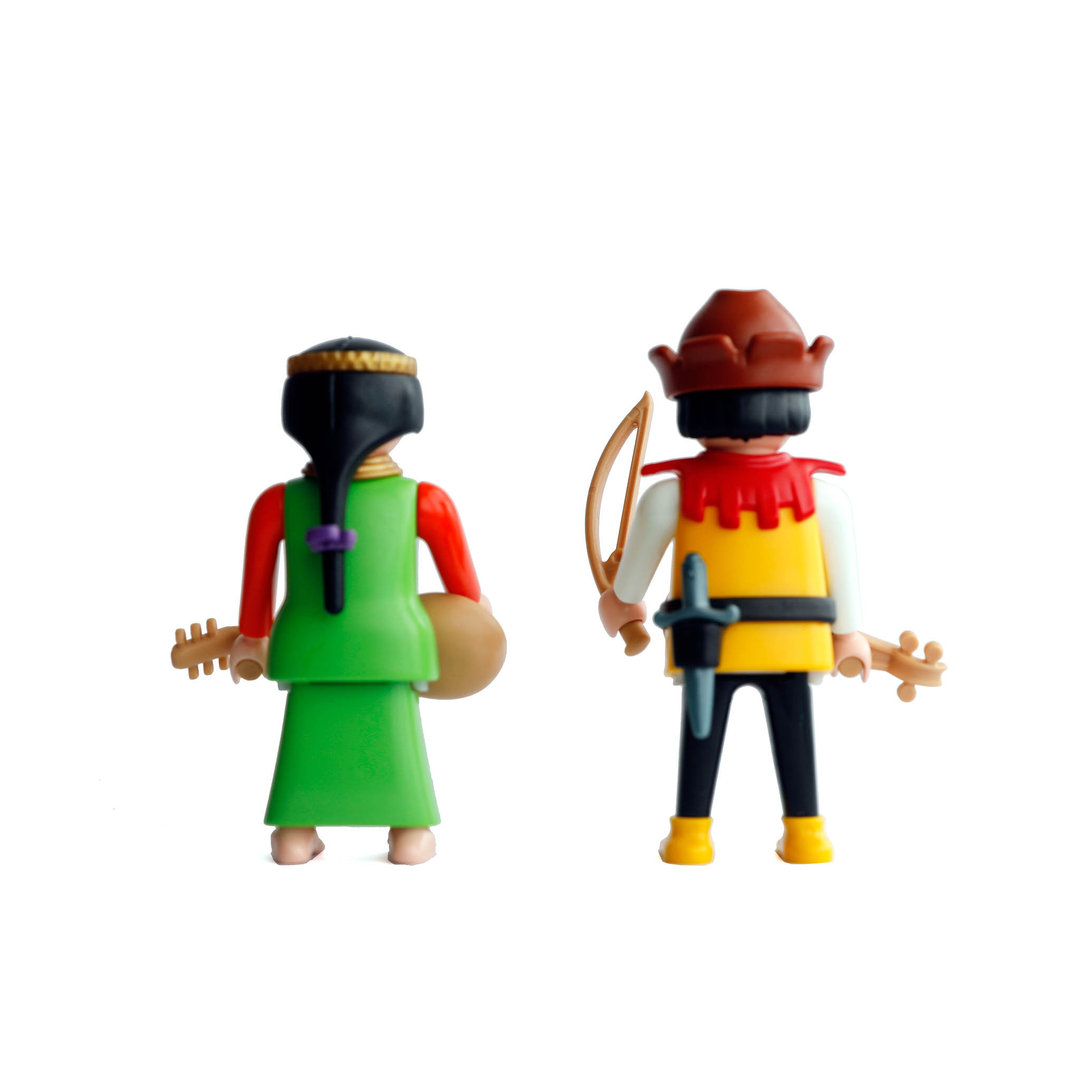 Playmobil pareja de Trovadores ¡Mercadillo! | clickclack.es