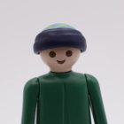 Playmobil Pelo calvo con pañuelo azul a cuadros ¡Despiece! | clickclack.es