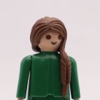 Playmobil Pelo castaño con trenza larga ¡Despiece! | clickclack.es