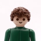 Playmobil Pelo castaño corto rizado ¡Despiece! | clickclack.es
