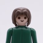Playmobil Pelo castaño largo dos coletas ¡Despiece! | clickclack.es