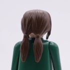 Playmobil Pelo castaño largo dos coletas ¡Despiece! | clickclack.es