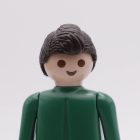 Playmobil Pelo castaño oscuro con cresta ¡Despiece! | clickclack.es