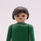 Playmobil Pelo castaño oscuro largo recogido ¡Despiece! | clickclack.es