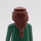 Playmobil Pelo castaño rojizo largo recogido ¡Despiece! | clickclack.es