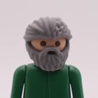 Playmobil Pelo gris con barba y coleta ¡Despiece! | clickclack.es