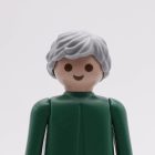 Playmobil Pelo gris corto ondulado ¡Despiece! | clickclack.es