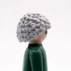 Playmobil Pelo gris estilo afro ¡Despiece! | clickclack.es