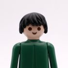 Playmobil Pelo negro corto despeinado ¡Despiece! | clickclack.es