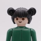 Playmobil Pelo negro dos moños ¡Despiece! | clickclack.es