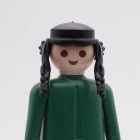 Playmobil Pelo negro dos trenzas ¡Despiece! | clickclack.es