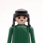 Playmobil Pelo negro dos trenzas ¡Despiece! | clickclack.es