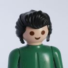 Playmobil Pelo negro Tupé Elvis ¡Despiece! | clickclack.es