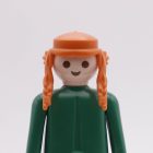 Playmobil Pelo pelirrojo dos trenzas ¡Despiece! | clickclack.es
