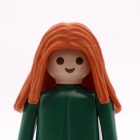 Playmobil Pelo pelirrojo largo ¡Despiece! | clickclack.es