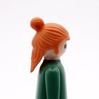 Playmobil Pelo pelirrojo naranja largo ¡Despiece! | clickclack.es