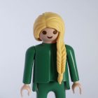 Playmobil Pelo rubio mate con trenza ¡Despiece! | clickclack.es