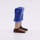Playmobil Piernas aldeano azules ¡Despiece! | clickclack.es