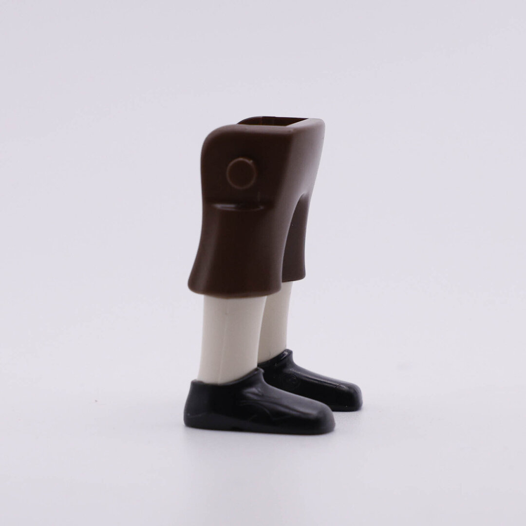 Playmobil Piernas aldeano marrón blanco ¡Despiece! | clickclack.es